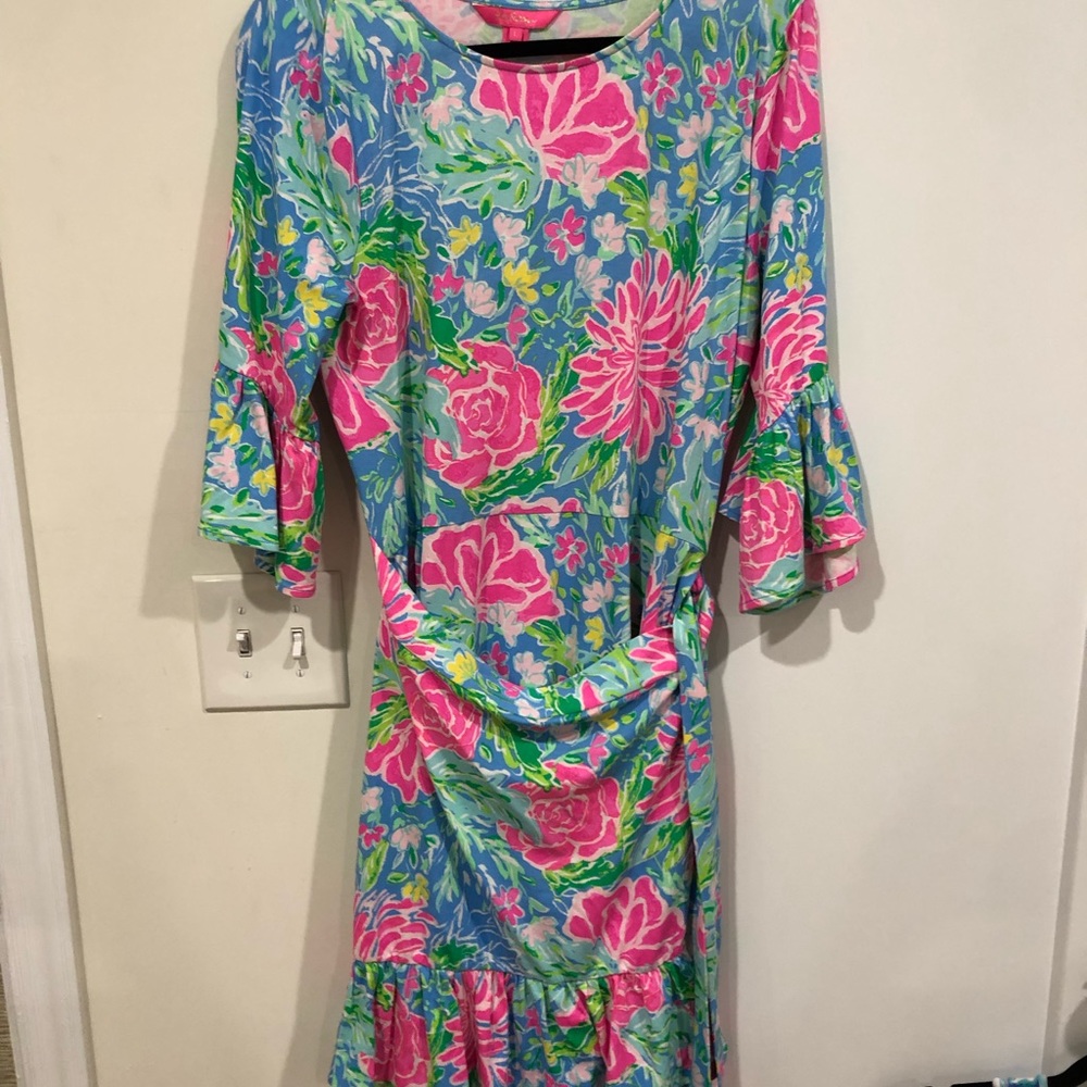 Lilly Pulitzer Large wrap dress NWOT